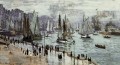 Fischerboote verlassen den Hafen von Le Havre Claude Monet